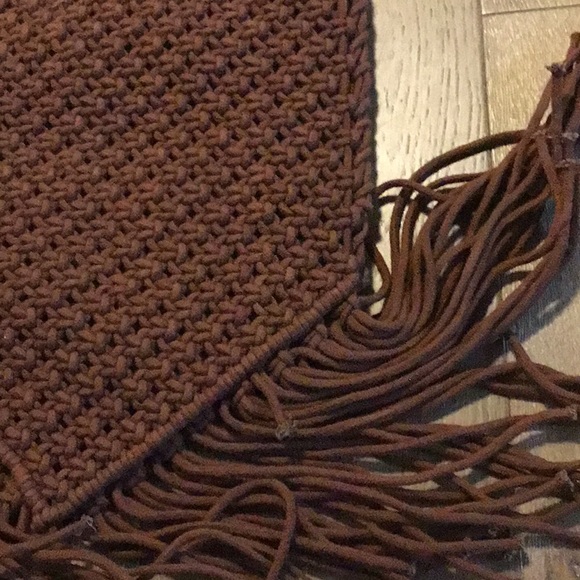 Boho -Coastal Breeze Crochet Bag with Fring… Brown - Picture 6 of 6